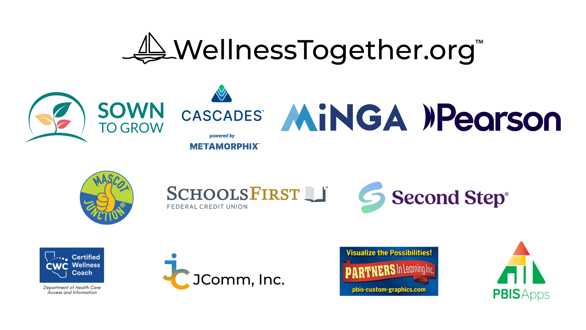 Logos of 2026 CA PBIS Conference Sponsors
